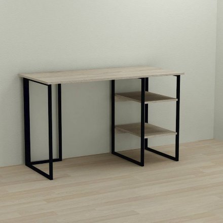 Письмовий стіл Ferrum-decor Кевін 75x100x60 чорний ДСП Дуб Сонома 16мм (FRD-103792) Письмовий стіл Ferrum-decor Кевін 75x100x60 чорний ДСП Дуб Сонома 16мм (FRD-103792)