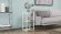 Етажерка 3/34 Ferrum-decor Серії Конект 73x34x28 білий ДСП Дуб Сонома 16мм (FRD-104298)