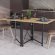 Стіл-книга трансформер Оріон 2 Ferrum-decor 750x1520x730 Чорний метал ДСП Дуб Артизан 16 мм (FRD-104588)