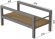 Підставка для системного блоку Ferrum-decor Нікі 21x24x45 Сірий ДСП Дуб Артизан 16мм (FRD-105303)