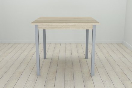 Стіл кухонний Ferrum-decor Дієго 75x80x80 Сірий ДСП Сонома 16мм (FRD-106306) Стіл кухонний Ferrum-decor Дієго 75x80x80 Сірий ДСП Сонома 16мм (FRD-106306)