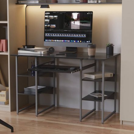 Комп'ютерний стіл Ferrum-decor Тім 75x120x70 сірий ДСП Сосна Кембра 16мм (FRD-101891) Комп'ютерний стіл Ferrum-decor Тім 75x120x70 сірий ДСП Сосна Кембра 16мм (FRD-101891)