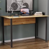 Комп'ютерний стіл Ferrum-decor Курт 75x140x60 чорний ДСП Дуб Сан-Марино 16мм (FRD-102031)