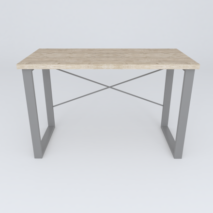 Письмовий стіл Ferrum-decor Драйв 750x1200x600 Сірий метал ДСП Дуб Сан-Марино 32 мм (FRD-103325)