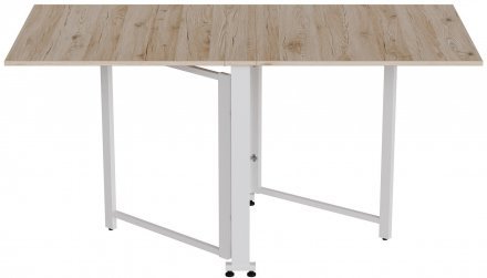 Стіл-книга трансформер Оріон 2 Ferrum-decor 750x1520x730 Білий метал ДСП Дуб Сан-Марино 16 мм (FRD-104591) Стіл-книга трансформер Оріон 2 Ferrum-decor 750x1520x730 Білий метал ДСП Дуб Сан-Марино 16 мм (FRD-104591)