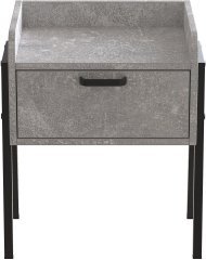 Тумба модульна Ferrum-decor Бетті 540x450x320 метал Чорний ДСП Бетон 16 мм (FRD-105497)