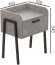 Тумба модульна Ferrum-decor Бетті 540x450x320 метал Чорний ДСП Бетон 16 мм (FRD-105497)