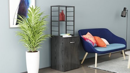 Стіл-тумба трансформер Смарт 4/1 з етажеркою Ferrum-decor 1430x1450x500 Чорний метал ДСП Сосна Кембра 16 мм (FRD-105125) Стіл-тумба трансформер Смарт 4/1 з етажеркою Ferrum-decor 1430x1450x500 Чорний метал ДСП Сосна Кембра 16 мм (FRD-105125)