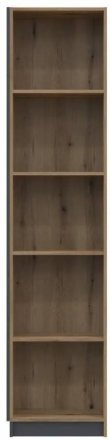 Етажерка до шафи Doros Дейл Графіт/Дуб Евок 52х28х220 DRS-011732 (41516119) Етажерка до шафи Doros Дейл Графіт/Дуб Евок 52х28х220 DRS-011732 (41516119)