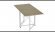 Стіл-книга трансформер Оріон 2 Ferrum-decor 750x1520x730 Білий метал ДСП Дуб Сонома 16 мм (FRD-104593)
