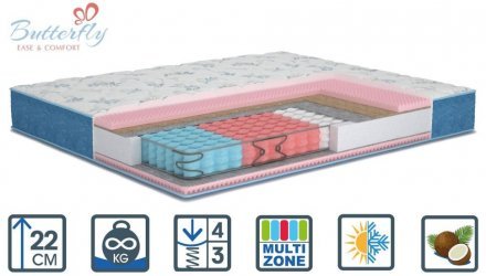 Матрас Azalia (Азалія) двосторонній 150х200х22 см
