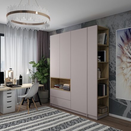Етажерка до шафи Doros Дейл Кашемір/Дуб Артизан 52х28х220 DRS-011733 (41516118) Етажерка до шафи Doros Дейл Кашемір/Дуб Артизан 52х28х220 DRS-011733 (41516118)