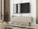 Тумба під телевізор Perfect Home Оро / Oro 2-дверна з чорними ніжками RTV135 MDF Бежевий (PFH-091335)