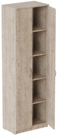 Шафа Анжело Ferrum-decor на 5 полиць 2 двері 1900x600x380 ДСП Дуб Сан-Марино 16 мм (FRD-104978) Шафа Анжело Ferrum-decor на 5 полиць 2 двері 1900x600x380 ДСП Дуб Сан-Марино 16 мм (FRD-104978)