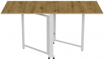 Стіл-книга трансформер Оріон 2 Ferrum-decor 750x1520x730 Білий метал ДСП Дуб Артизан 16 мм (FRD-104595) Стіл-книга трансформер Оріон 2 Ferrum-decor 750x1520x730 Білий метал ДСП Дуб Артизан 16 мм (FRD-104595)