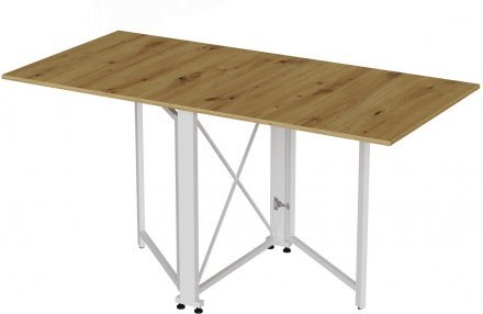Стіл-книга трансформер Оріон 2 Ferrum-decor 750x1520x730 Білий метал ДСП Дуб Артизан 16 мм (FRD-104595) Стіл-книга трансформер Оріон 2 Ferrum-decor 750x1520x730 Білий метал ДСП Дуб Артизан 16 мм (FRD-104595)