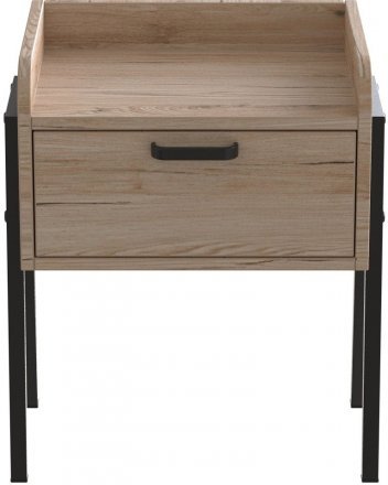 Тумба модульна Ferrum-decor Бетті 540x450x320 метал Чорний ДСП Дуб Сан-Марино 16 мм (FRD-105508) Тумба модульна Ferrum-decor Бетті 540x450x320 метал Чорний ДСП Дуб Сан-Марино 16 мм (FRD-105508)