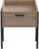 Тумба модульна Ferrum-decor Бетті 540x450x320 метал Чорний ДСП Дуб Сан-Марино 16 мм (FRD-105508)