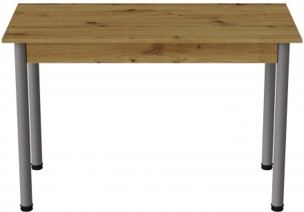Стіл кухонний Ferrum-decor Беніта 75x120x70 Сірий ДСП Дуб Артизан 16мм (FRD-105695)