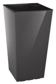 Вазон Elise 15 см антрацит глянець 411138876