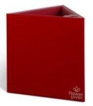 Розумний вазон Flower Lover Triangle 14 см червоний глянцевий 41118130