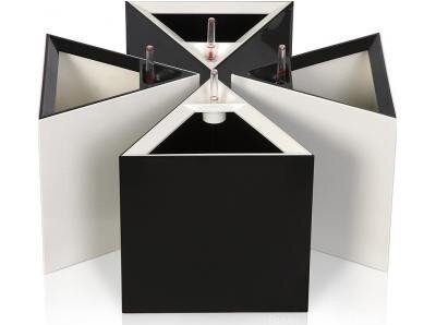 Розумний вазон Flower Lover Triangle 14 см червоний глянцевий 41118130