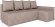 Кутовий диван ортопедичний iSmart MORRO Maxi єврокнижка 205x149 см (матрац Pocket spring) бежевий Laura 5 (ISM-051354)