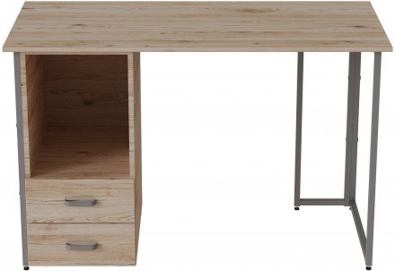 Комп'ютерний стіл Ferrum-decor Отто 75x120x70 сірий ДСП Дуб Сан-Марино 32мм (FRD-101519)