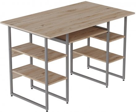 Комп'ютерний стіл Ferrum-decor Тім 75x120x70 сірий ДСП Дуб Сан-Марино 32мм (FRD-101895) Комп'ютерний стіл Ferrum-decor Тім 75x120x70 сірий ДСП Дуб Сан-Марино 32мм (FRD-101895)