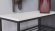 Полиця для взуття Слайм 3 Ferrum-decor 635x630x260 Чорний метал ДСП Біле 16 мм (FRD-105156)