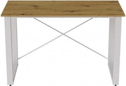 Письмовий стіл Ferrum-decor Драйв 750x1400x700 Білий метал ДСП Дуб Артизан 16 мм (FRD-103211) Письмовий стіл Ferrum-decor Драйв 750x1400x700 Білий метал ДСП Дуб Артизан 16 мм (FRD-103211)