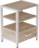 Тумба універсальна Ferrum-decor Вів'єн 1/1 50x41x40 білий ДСП Дуб Сан-Марино 16мм (FRD-104146)