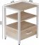 Тумба універсальна Ferrum-decor Вів'єн 1/1 50x41x40 білий ДСП Дуб Сан-Марино 16мм (FRD-104146)