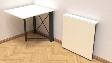 Стіл-книга трансформер Оріон 1 Ferrum-decor 750x810x730 Чорний метал ДСП Біле 16 мм (FRD-104597) Стіл-книга трансформер Оріон 1 Ferrum-decor 750x810x730 Чорний метал ДСП Біле 16 мм (FRD-104597)