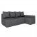 Кутовий диван ортопедичний iSmart MORRO Maxi єврокнижка 205x149 см (матрац Pocket spring) графіт Laura 15 (ISM-051355)
