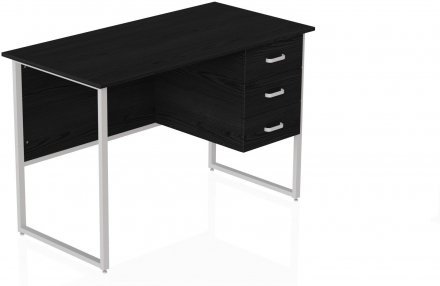 Комп'ютерний стіл Ferrum-decor Гаррі 75x140x70 білий ДСП Сосна Кембра 32мм (FRD-101020)