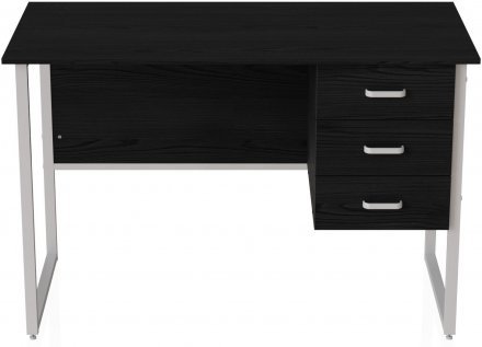 Комп'ютерний стіл Ferrum-decor Гаррі 75x140x70 білий ДСП Сосна Кембра 32мм (FRD-101020)