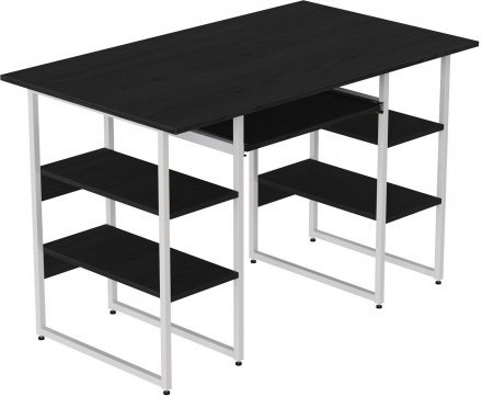 Комп'ютерний стіл Ferrum-decor Тім 75x140x60 білий ДСП Сосна Кембра 16мм (FRD-102301)
