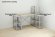 Етажерка 3/34 Ferrum-decor Серії Конект 73x34x28 сірий ДСП Дуб Сонома 16мм (FRD-104304)