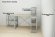 Етажерка 3/34 Ferrum-decor Серії Конект 73x34x28 сірий ДСП Дуб Сонома 16мм (FRD-104304)