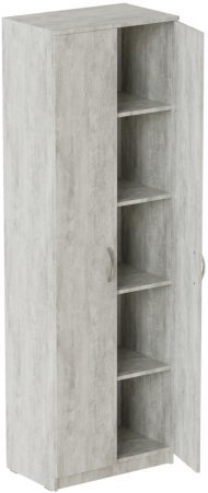 Шафа Анжело Ferrum-decor на 5 полиць 2 двері 1900x600x380 ДСП Бетон 16 мм (FRD-104982) Шафа Анжело Ferrum-decor на 5 полиць 2 двері 1900x600x380 ДСП Бетон 16 мм (FRD-104982)