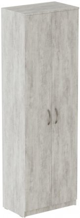 Шафа Анжело Ferrum-decor на 5 полиць 2 двері 1900x600x380 ДСП Бетон 16 мм (FRD-104982)