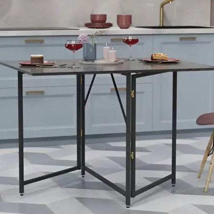 Стіл трансформер книжка Вуді Ferrum-decor 75x130x90 Чорний метал ДСП Сосна Кембра 16 мм (FRD-106744) Стіл трансформер книжка Вуді Ferrum-decor 75x130x90 Чорний метал ДСП Сосна Кембра 16 мм (FRD-106744)