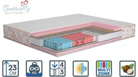 Матрас Camelia Cocos двосторонній 150х200х23 см