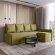 Кутовий диван ортопедичний iSmart MORRO Maxi єврокнижка 205x149 см (матрац Pocket spring) оливковий Laura 27 (ISM-051356)