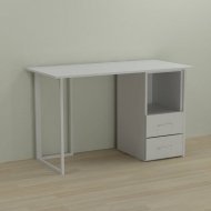 Письмовий стіл Ferrum-decor Отто 75x120x60 білий ДСП Біле 16мм (FRD-101021) Письмовий стіл Ferrum-decor Отто 75x120x60 білий ДСП Біле 16мм (FRD-101021)