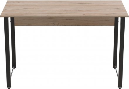 Комп'ютерний стіл Ferrum-decor Курт 75x100x70 чорний ДСП Дуб Сан-Марино 16мм (FRD-103929) Комп'ютерний стіл Ferrum-decor Курт 75x100x70 чорний ДСП Дуб Сан-Марино 16мм (FRD-103929)