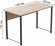 Комп'ютерний стіл Ferrum-decor Курт 75x100x70 чорний ДСП Дуб Сан-Марино 16мм (FRD-103929)