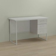 Письмовий стіл Ferrum-decor Гаррі 76x120x60 білий ДСП Біле 32мм (FRD-104055)