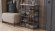 Полиця для взуття Слайм 4 Ferrum-decor 820x630x260 Чорний метал ДСП Біле 16 мм (FRD-105160)